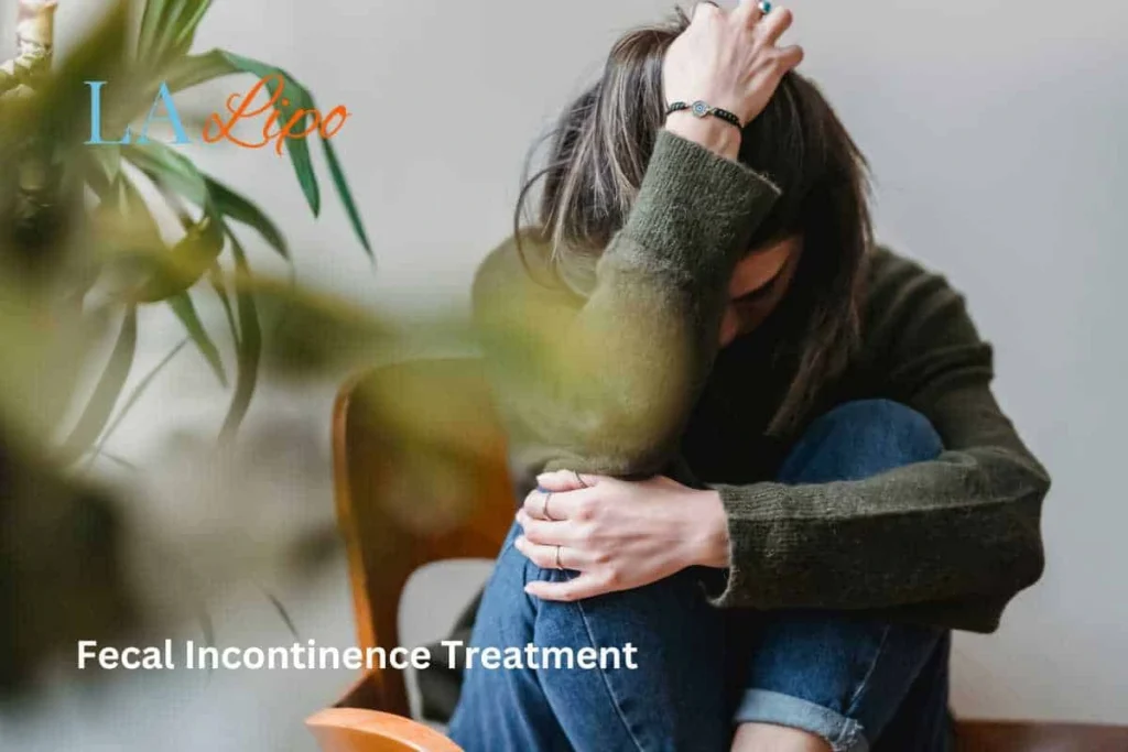 woman worried about fecal incontinence diet Merthyr Tydfil