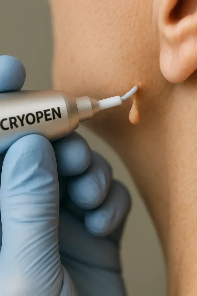 Cryopen for skin tags removal Merthyr Tydfil speak to our team today!