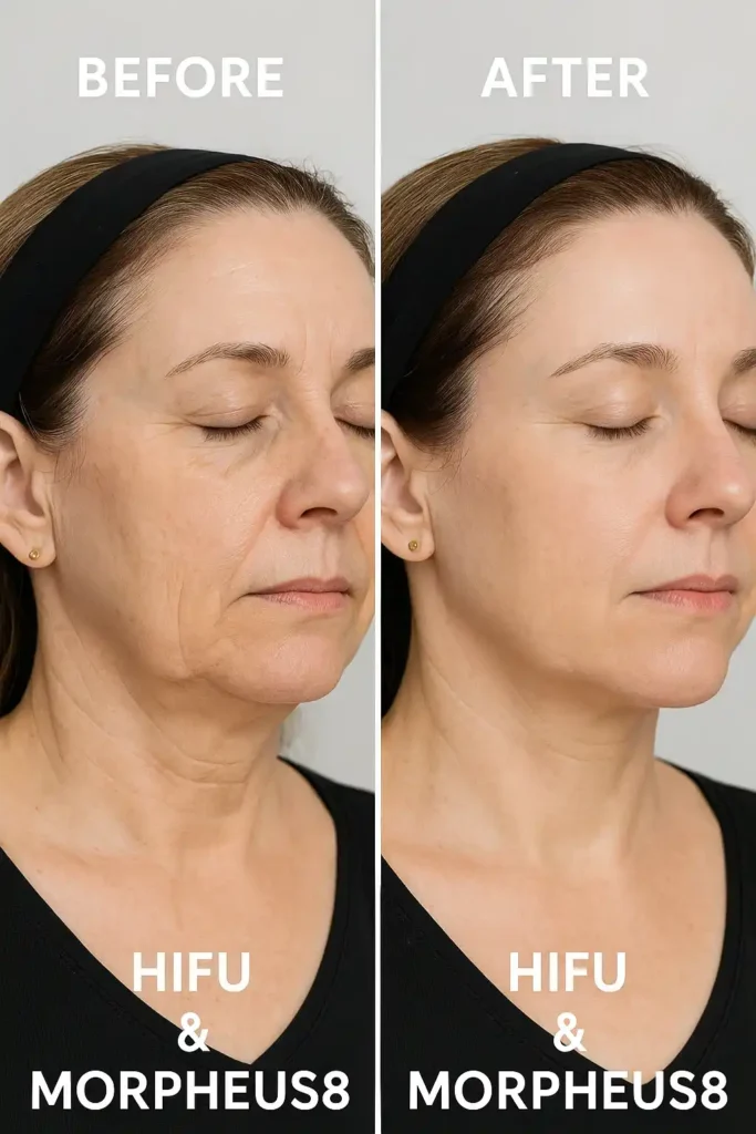 HIFU & Morpheus8 treatment results Merthyr Tydfil - book in today!